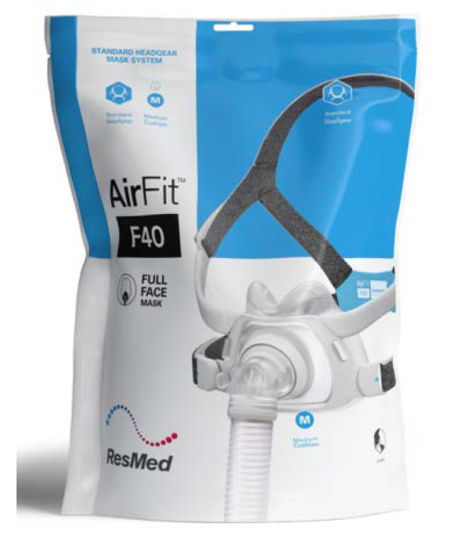 ResMed AirFit F40 Fullface CPAP-Mask