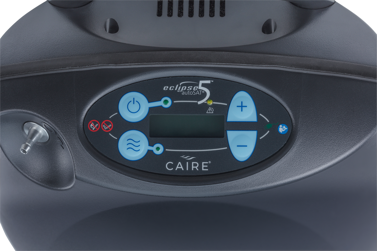 Eclipse™ 5 con caddy, concentratore di ossigeno