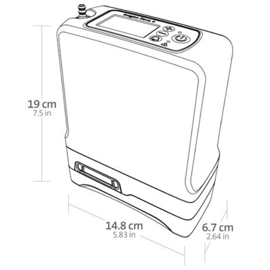 Inogen Rove™ 4 avec batterie longue durée (8 cellules)